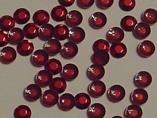 1gr 4mm NAILHEAD RED RHINESTUD HOTFIX