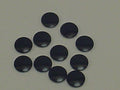 1gr 6mm NAILHEAD BLACK ROUND HOTFIX