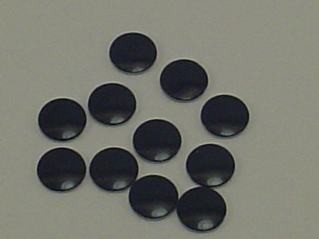 1gr 6mm NAILHEAD BLACK ROUND HOTFIX