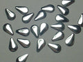 1gr NAILHEAD 5x8mm TEARDROP SILVER HOTFIX