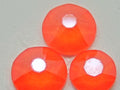 12ss NEON ORANGE LACQUER (maxima) FLAT BACK PRECIOSA Rhinestones 1gr.