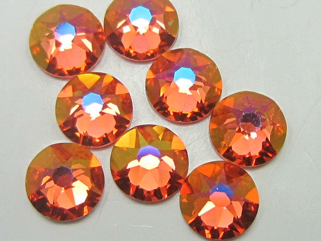 20ss PADPARADSCHA LEMON FLAT BACK European Rhinestones 72pcs