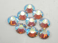 12ss PALE LILAC AB (viva) FLAT BACK PRECIOSA Rhinestones 1gr