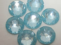 20ss  PARADISE BLUE LUX FLATBACK STAR BRIGHT Rhinestones 72pcs.