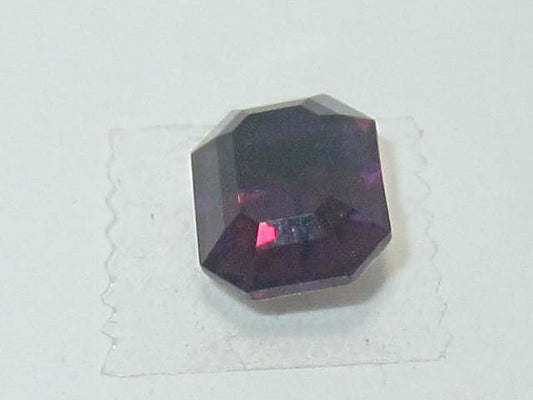 6pcs. 10X8mm OCTAGON AMETHYST (maxima) FOILED POINTED BACK PRECIOSA Rhinestones