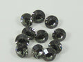 1gr 32pp BLACK DIAMOND FOILED POINTED BACK European Rhinestones