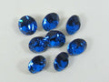 1gr 31pp CAPRI BLUE FOILED POINTED BACK European Rhinestones