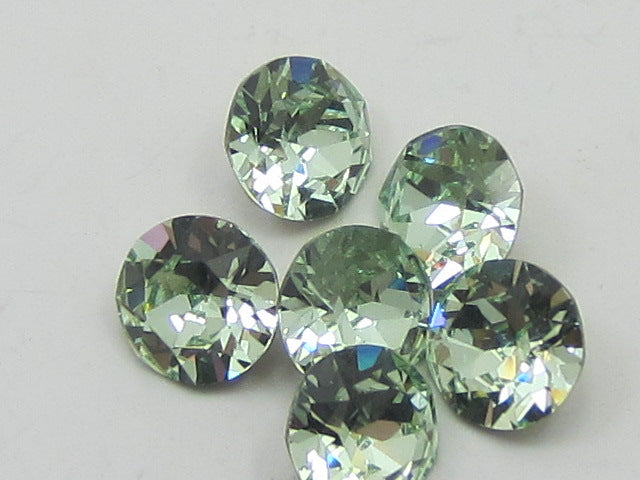 1gr 3pp CHRYSOLITE FOILED POINTED BACK European Rhinestones