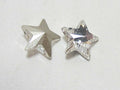 12pcs. 10mm CRYSTAL STAR  POINTED BACK STAR BRIGHT Rhinestones