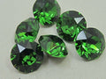 72pcs 24ss FERN GREEN FOILED POINTED BACK European Rhinestones