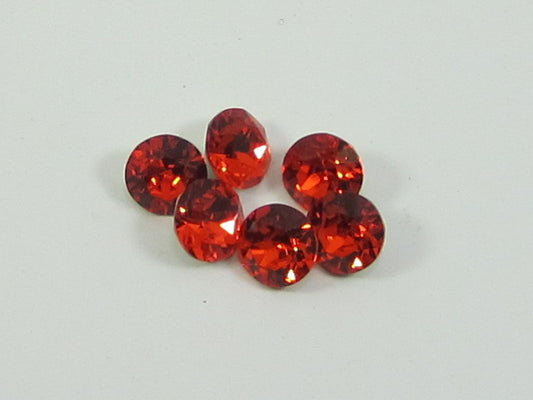 1gr 24pp  HYACINTH FOILED POINTED BACK BRILLIANCE Rhinestones