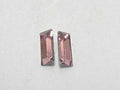 24pcs 4X2mm BAGUETTE LIGHT AMETHYST POINTED BACK BRILLIANCE Rhinestones