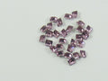 36pcs 3mm LIGHT AMETHYST SQUARE FOILED POINTED BACK European Rhinestones