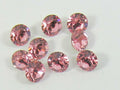 1gr 31pp LT. ROSE FOILED POINTED BACK European Rhinestones
