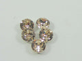 12pcs. 39ss LT. SILK FOILED POINTED BACK European Rhinestones