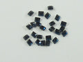 36pcs 3mm MONTANA SQUARE FOILED POINTED BACK European Rhinestones