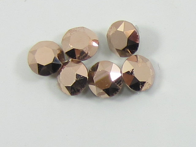 72pcs 24ss ROSE GOLD FOILED POINTED BACK European Rhinestones
