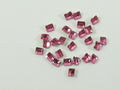 36pcs 3mm ROSE SQUARE FOILED POINTED BACK European Rhinestones