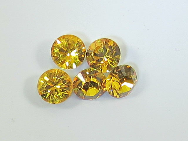 72 pcs 19ss SUNFLOWER FOILED POINTED BACK European Rhinestones