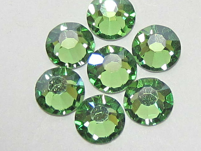 20ss PERIDOT MYSTIQUE (maxima) FLAT BACK PRECIOSA Rhinestones 72pcs