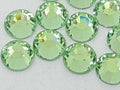 40ss PERIDOT FLATBACK European Rhinestones 12pcs.