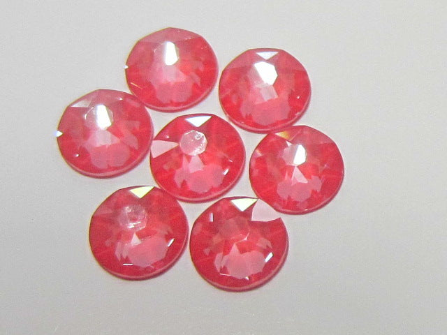 20ss POPPY RED IGNITE FLAT BACK STAR BRIGHT Style #2088 Rhinestones. 72pcs.