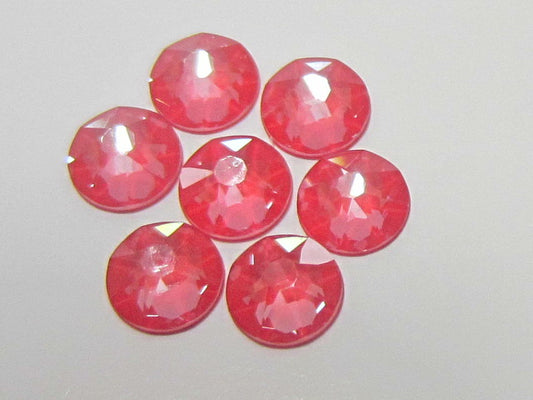 20ss POPPY RED IGNITE FLAT BACK STAR BRIGHT Style #2088 Rhinestones. 72pcs.
