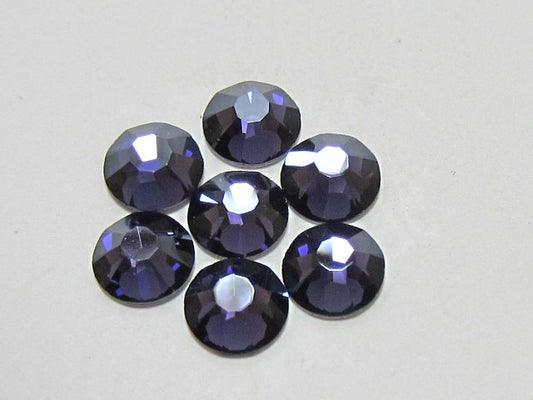 20ss PURPLE VELVET MYSTIQUE (maxima) FLAT BACK PRECIOSA Rhinestones 72pcs