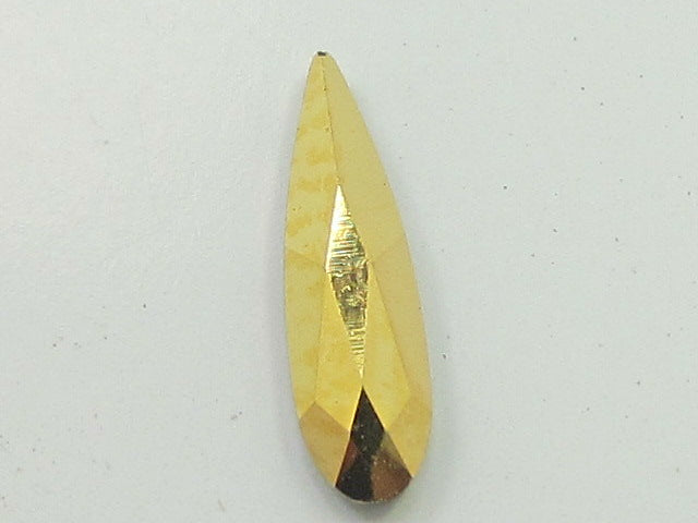 12 Pcs 6x1.7mm RAINDROP AURUM FLAT BACK European Rhinestones