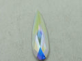 12 pcs. 10x2.8mm RAINDROP CRYSTAL AB FLAT BACK STAR BRIGHT Rhinestones