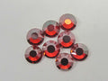 20ss RED FLAME (viva) FLAT BACK PRECIOSA Rhinestones 72pcs