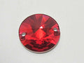 6 pcs. 14mm REVOLI SCARLET SEW ON FLAT BACK STAR BRIGHT Rhinestones