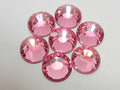 30ss ROSE FLAT BACK STAR BRIGHT Rhinestones 18pcs.