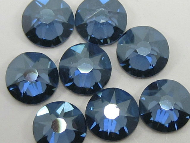 20ss SAPPHIRE GOLDEN SHADOW FLAT BACK European Rhinestones 72pcs