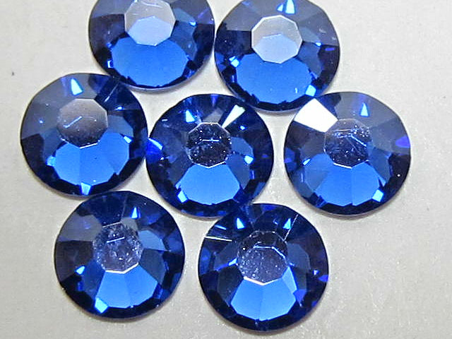 20ss SAPPHIRE MYSTIQUE (maxima) FLAT BACK PRECIOSA Rhinestones 72pcs