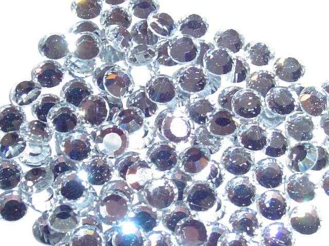 34ss CRYSTAL SHIMMER HOT FIX European Rhinestones 12pcs.