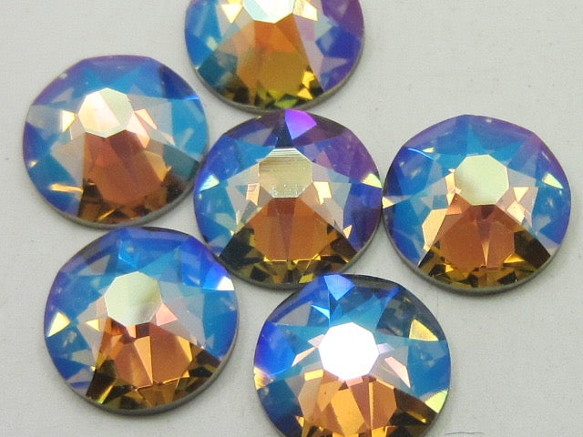 20ss BLACK DIAMOND SHIMMER FLATBACK STAR BRIGHT Rhinestones 72pcs