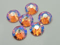30ss LT. ROSE SHIMMER FLAT BACK European Rhinestones 18pcs.