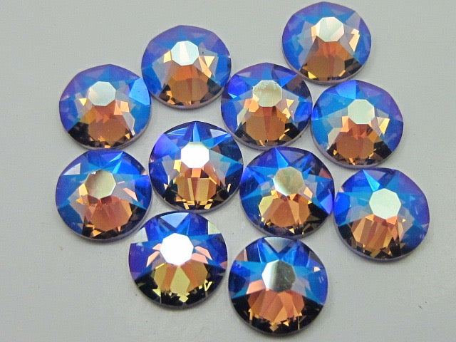 5ss TANZANITE SHIMMER FLAT BACK STAR BRIGHT Rhinestones 1gr.