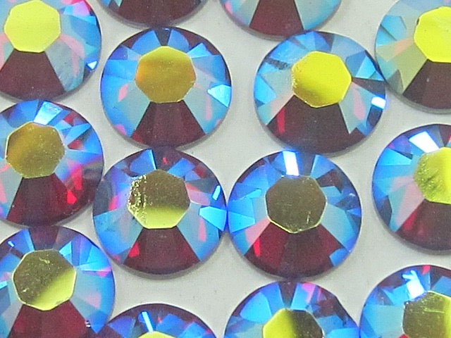20ss VIVID SIAM  AB (viva) FLAT BACK PRECIOSA Rhinestones 72pcs