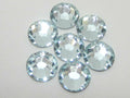20ss SILVER AQUAMARINE (maxima) FLAT BACK PRECIOSA Rhinestones 72pcs.