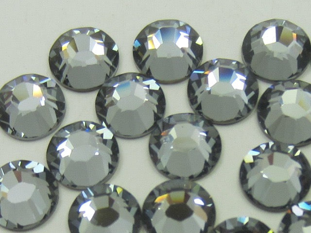 9ss SILVER NIGHT FLAT BACK BRILLIANCE Rhinestones 1gr