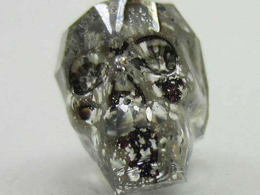 19mm SKULL BLACK PATINA SWAROVSKI Rhinestones. 2pcs