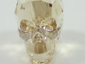 2 Pcs. 13mm SKULL BEAD GOLDEN SHADOW European Rhinestone