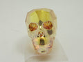 1 Pc.  19mm SKULL BEAD METALLIC SUNSHINE European Rhinestone