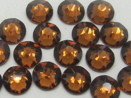 20ss SMOKE TOPAZ (maxima) FLAT BACK PRECIOSA Rhinestones 72pcs
