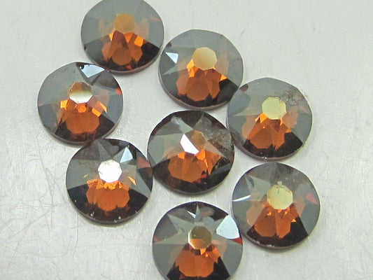 20ss SMOKED TOPAZ CHAMPAGNE FLAT BACK European Rhinestones 72pcs