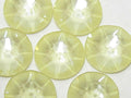 20ss SOFT YELLOW IGNITE FLAT BACK STAR BRIGHT Rhinestones 72pcs