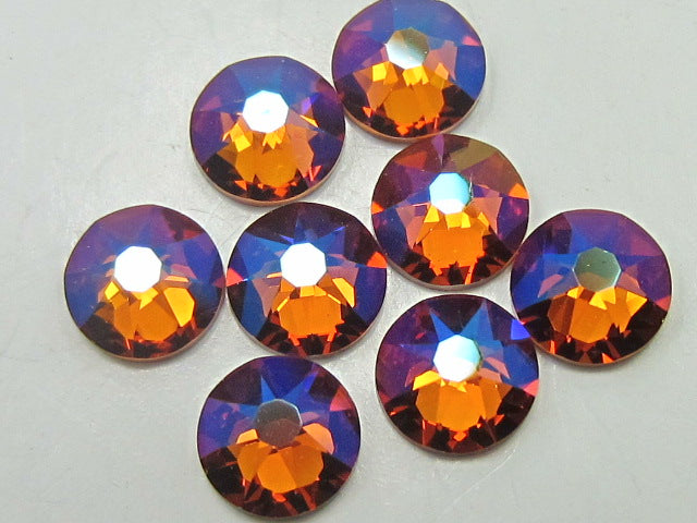 20ss TANGERINE VERDE FLAT BACK European Rhinestones 72pcs