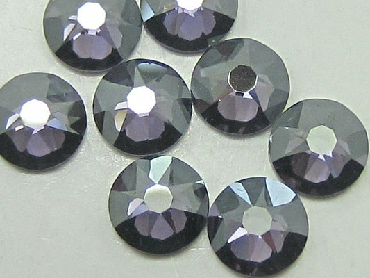 12ss TANZANITE LUSTER-D FLAT BACK European Rhinestones 1gr